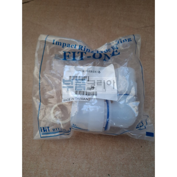 P-23 RUE-H8-H6-S Fluororesin Fitting