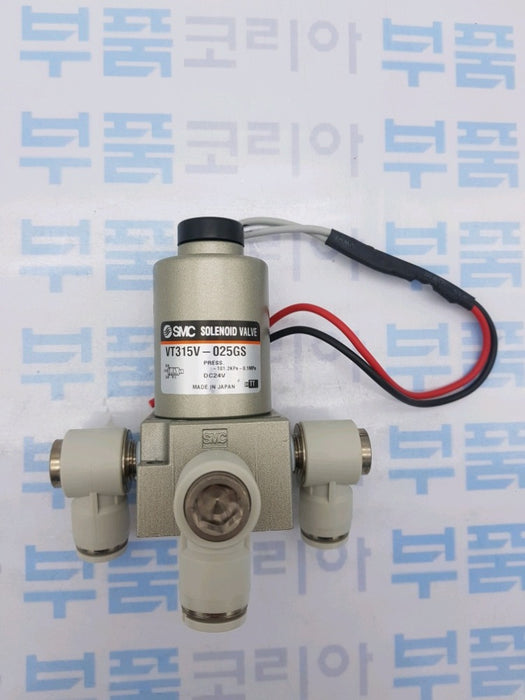 [SMC] VT315V-025GS-02+POL10-02W 3 Port Valve (3EA)