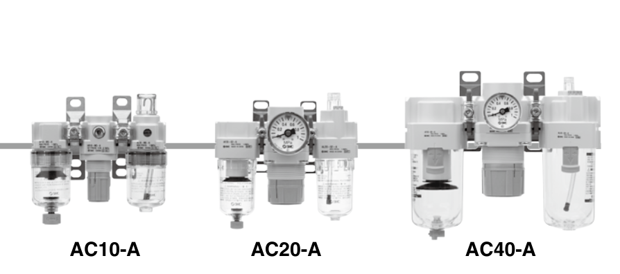 [SMC Pneumatics]Air Combination AC40-04DG-KV-A