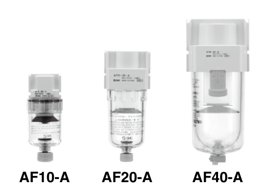 [SMC Pneumatics]Air Filter AF40-F04-2R-A