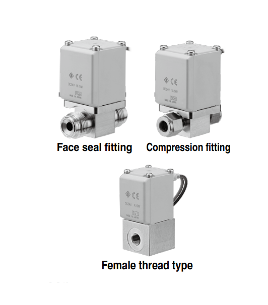 [SMC Pneumatics]Normal Close High Vacuum Solenoid Valve XSA2-43S-5DL2