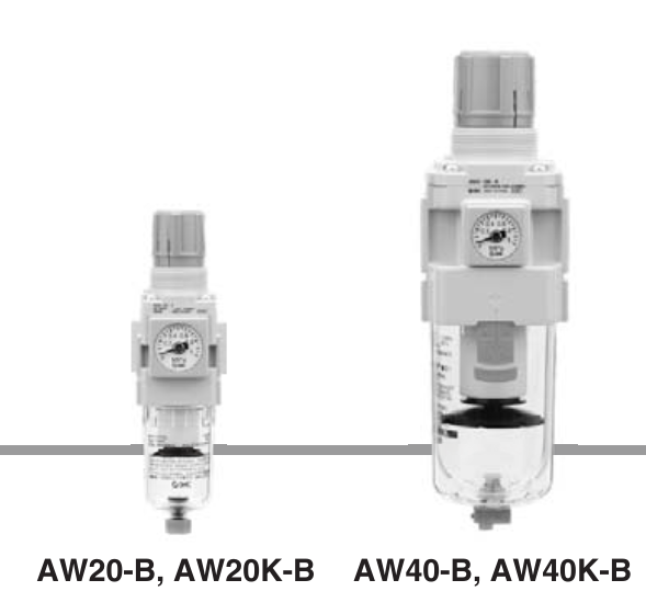 [SMC Pneumatics]Filter Regulator AW20-02BG-J-B