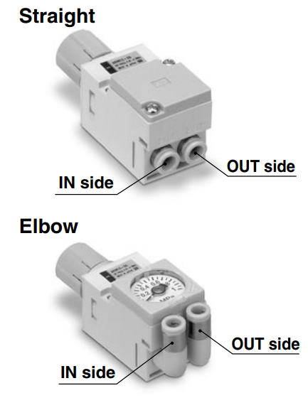 [SMC Pneumatics]Compact Manifold Regulator ARM10-06G
