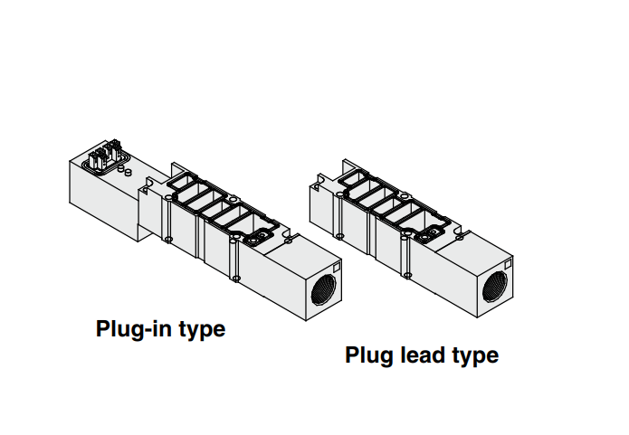 [SMC Pneumatics]Individual SUP Spacer VVQ4000-R-1-02