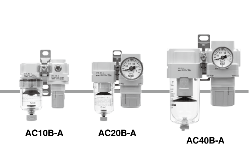 [SMC Pneumatics]Air Combination AC40B-04D-S-A