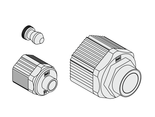 [SMC Pneumatics]Nut Insert Bush LQ1-5B19