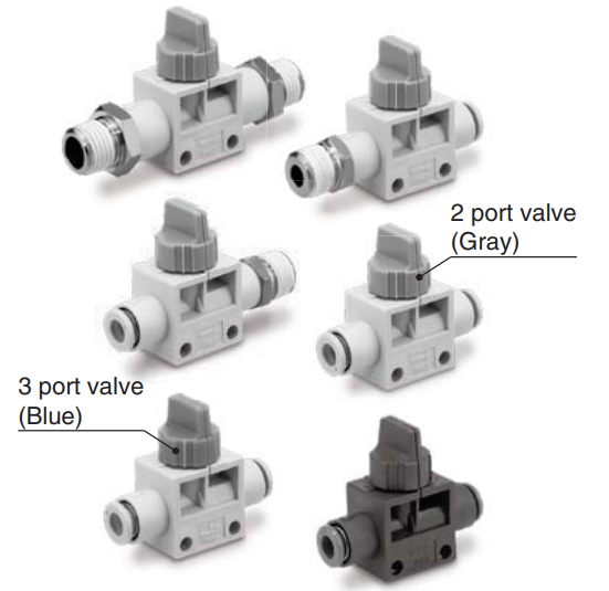 [SMC Pneumatics]Finger Valve VHK3-12F-12F