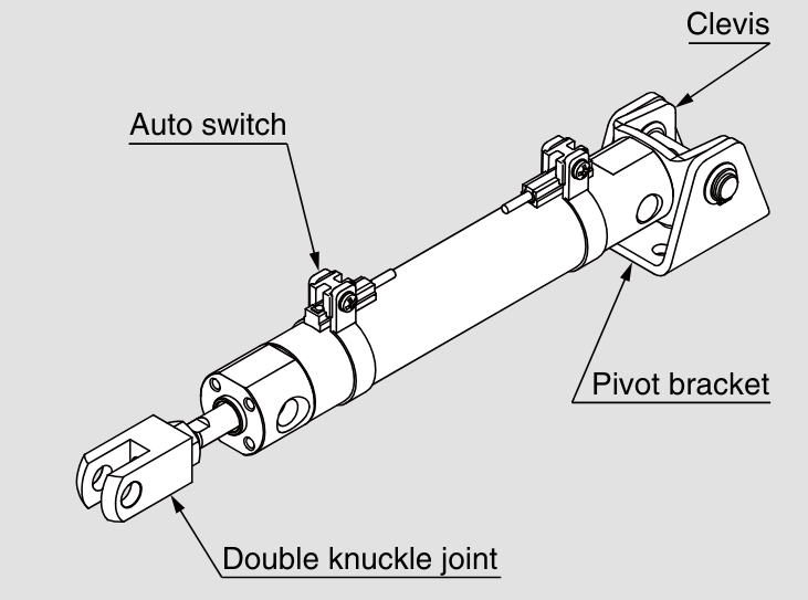 [SMC Pneumatics]Mounting Brackets Flange CG-F025