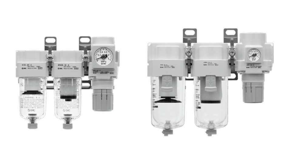 [SMC Pneumatics]Air Combination AC40C-04DG-V-8-B