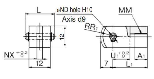 [SMC Pneumatics]Double Knuckle Joint Y-J010C