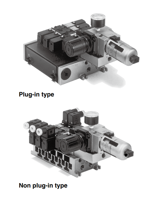 [SMC Pneumatics]Manifold VV5FR2-01T-041-02