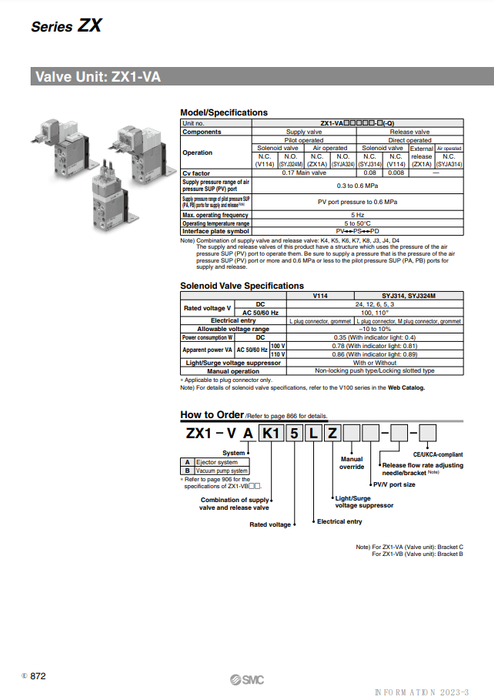 [SMC Pneumatics]Vacuum Module ZX1-VBK35LOZ-D-S