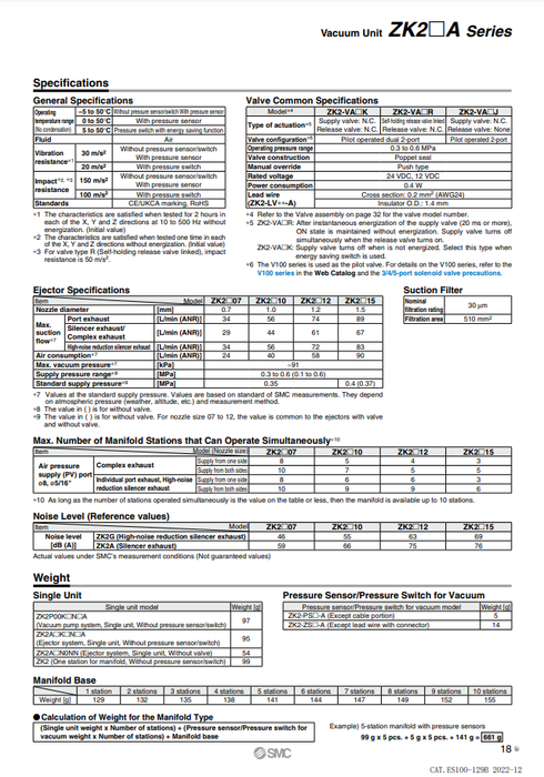 [SMC Pneumatics]Manifold ZZK203A-A1L-A