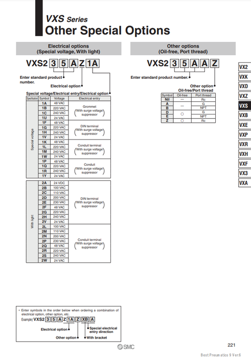 [SMC Pneumatics]Solenoid Valve VXS255HV