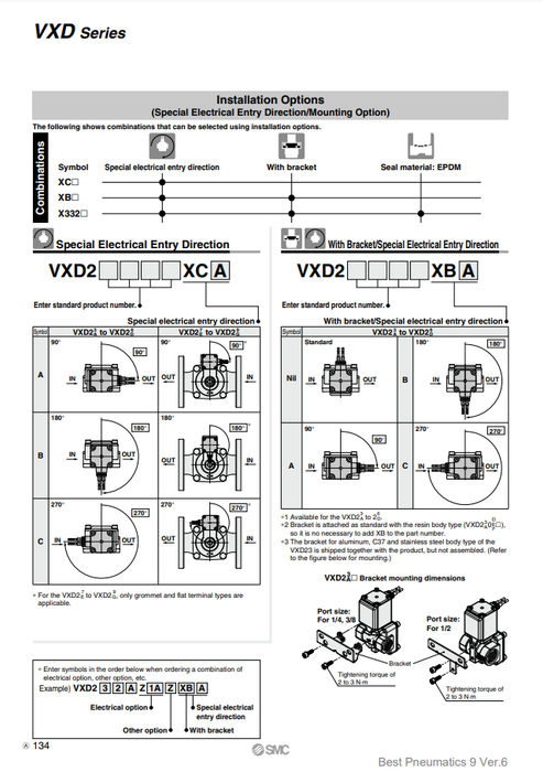 [SMC Pneumatics]Solenoid Valve VXD246KZ1BXB