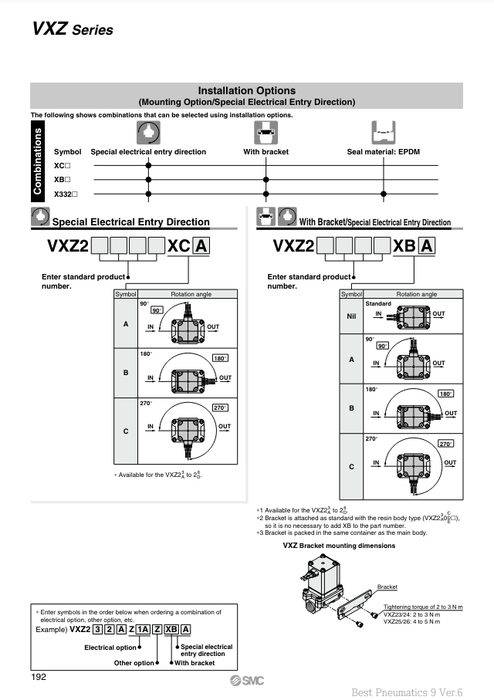 [SMC Pneumatics]Solenoid Valve VXZ242FZ2AXB