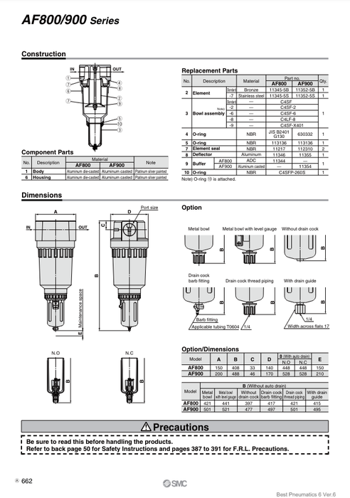 [SMC Pneumatics]Element 11352-5B