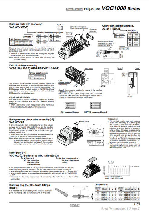 [SMC Pneumatics]Name Plate VVQ1000-N-3