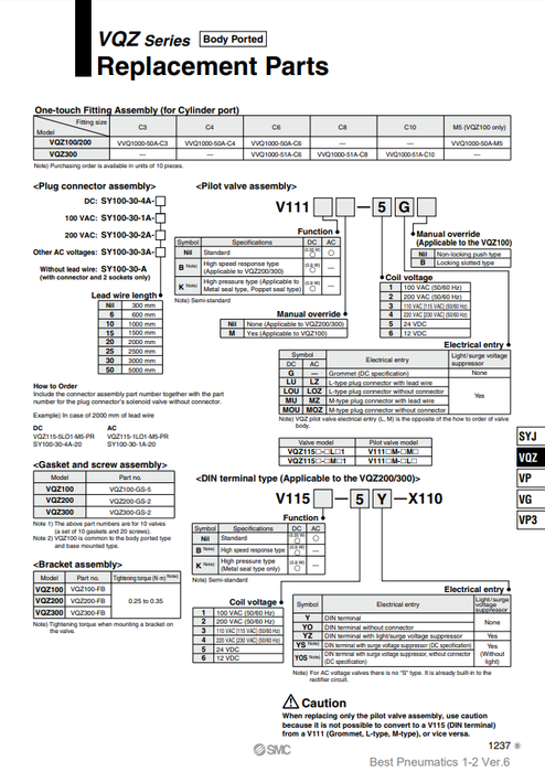 [SMC Pneumatics]Plug Connector SY100-30-4A-50
