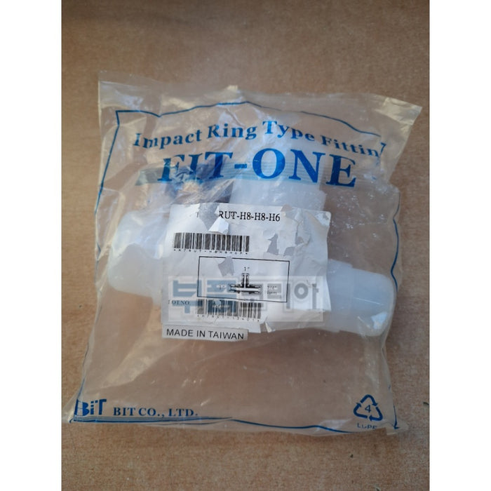P-23 RUT-H8-H8-H6-V Fluororesin Fitting