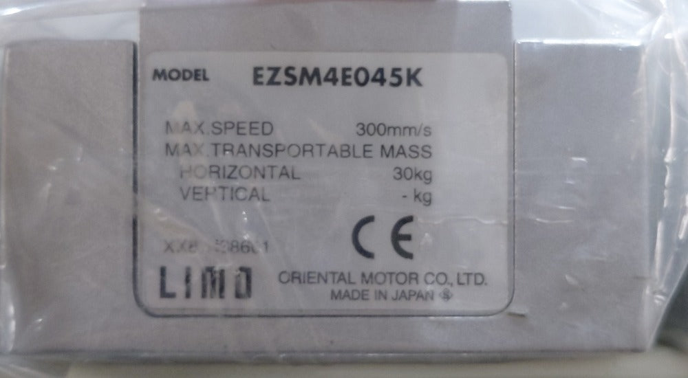ORIENTAL MOTOR EZSM4E045K Electric Actuator