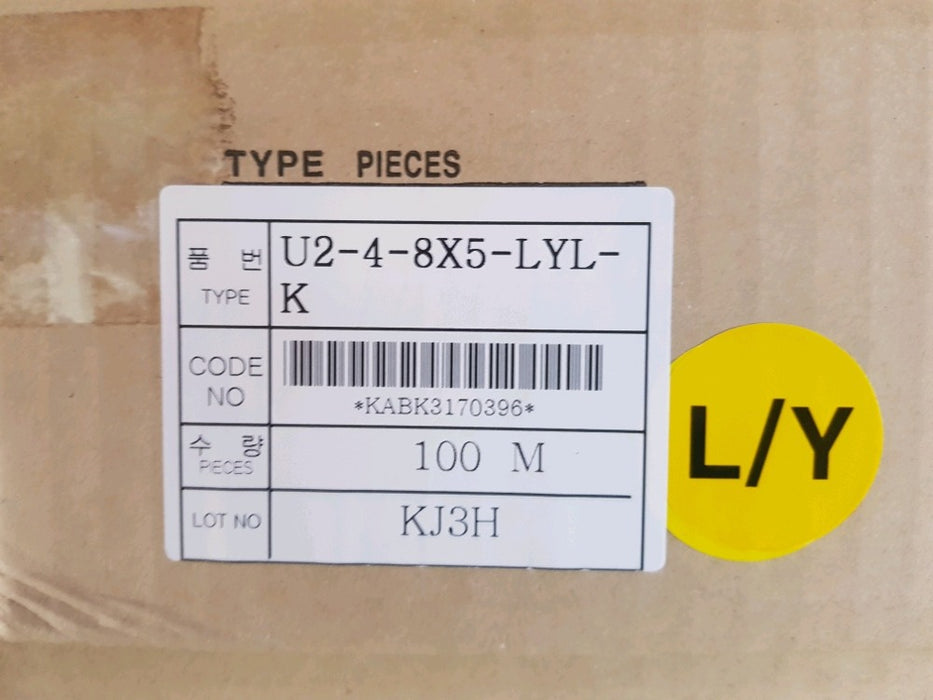 [NITTA] U2-4-8X5-LYL-K Polyurethane Tubing Yellow Transparent 100M