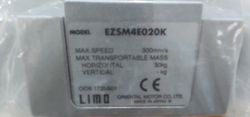 ORIENTAL MOTOR EZSM4E020K Electric Actuator