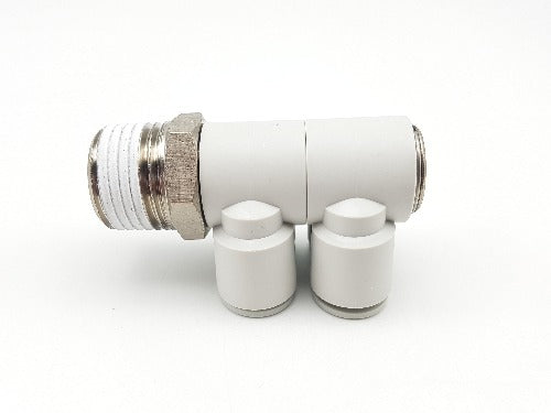 [SMC] KQ2ZD12-02NS Push-In Fitting (Nickel)