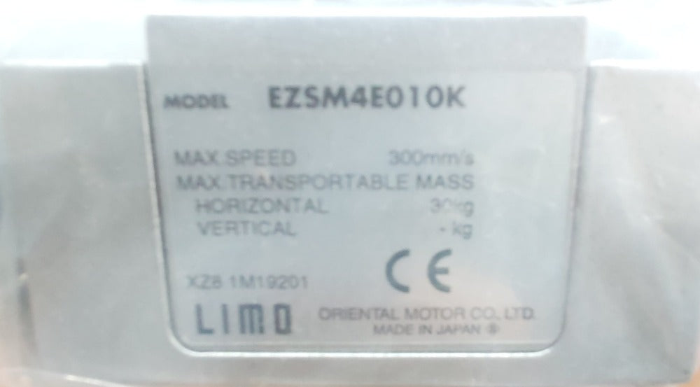 ORIENTAL MOTOR EZSM4E010K Electric Actuator