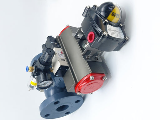P-1 PP BALL VALVE 10K,40A,EPDM(ACTUATOR ,SET ) ITS-100 Valve