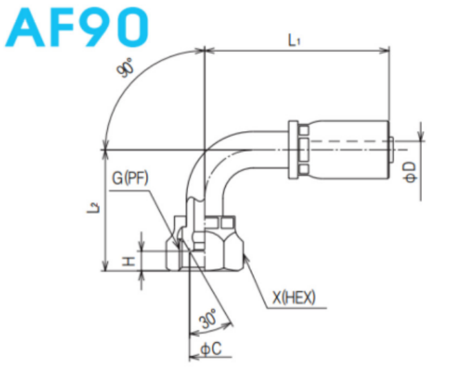 [NITTA] HOSE COUPLING AF90-G-14