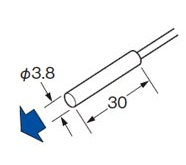 [PANASONIC] Cylindrical Compact Inductive Proximity Sensor GX-3S-R