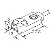 [PANASONIC] Rectangular-shaped Inductive Proximity Sensor GX-F12A