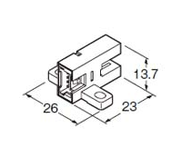 [PANASONIC] Connector Built-in U-shaped Micro Photoelectric Sensor PM-T64