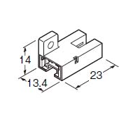 [PANASONIC] Connector Built-in U-shaped Micro Photoelectric Sensor PM-F64