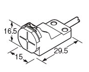 [PANASONIC] Rectangular-shaped Inductive Proximity Sensor GX-H15AI-P
