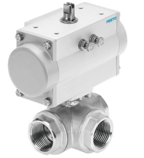 [FESTO] Ball valves and ball valve actuator units VZBM-A-3/4"-RP-25-F-3L-B2-PB40
