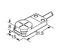 [PANASONIC] Rectangular-shaped Inductive Proximity Sensor GX-F15A