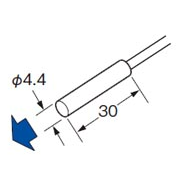 [PANASONIC] Cylindrical Compact Inductive Proximity Sensor GX-4S