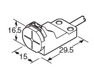 [PANASONIC] Rectangular-shaped Inductive Proximity Sensor GX-H15A