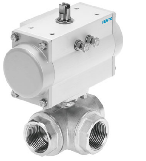[FESTO] Ball valves and ball valve actuator units VZBM-A-3/8"-RP-25-F-3T-B2-PB20