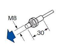 [PANASONIC] Cylindrical Inductive Proximity Sensor GX-8MLU