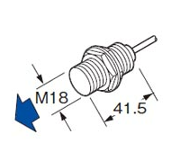 [PANASONIC] Cylindrical Inductive Proximity Sensor GX-18MU