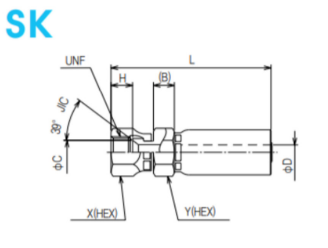 [NITTA] HOSE COUPLING SK-UNF