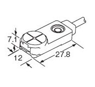 [PANASONIC] Rectangular-shaped Inductive Proximity Sensor GX-F12A-P