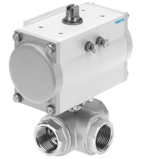 [FESTO] Ball valves and ball valve actuator units VZBM-A-3/4"-RP-25-F-3L-B2-PA20