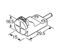 [PANASONIC] Rectangular-shaped Inductive Proximity Sensor GX-HL15A