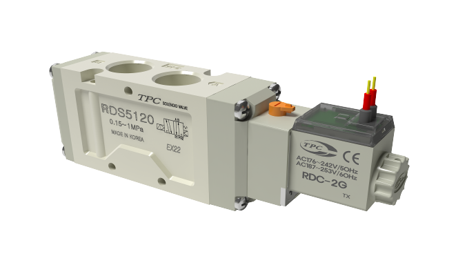 [TPC MECHATRONICS]Pilot-Type Valve (RDS) 5-Port Solenoid Valve RDS5000