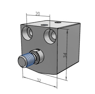 [FESTO] Short-stroke cylinders ADVC-20-10-A-P