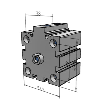 [FESTO] Short-stroke cylinders ADVC-40-5-I-P-A